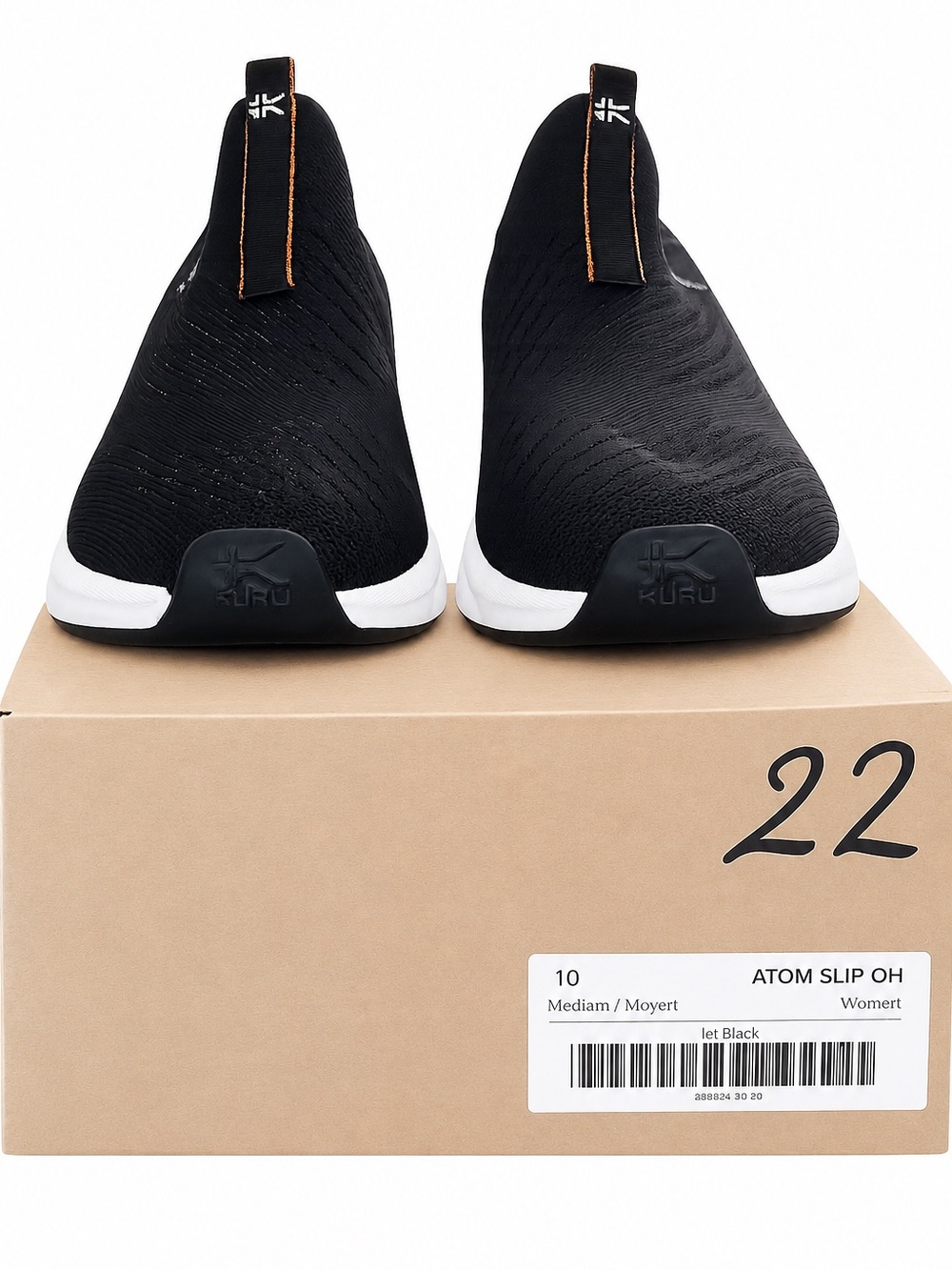 KURU ATOM Slip-On Sneaker, Comfort, Ultimate Heel Support, Pain Relief Size 10 - Picture 8 of 11